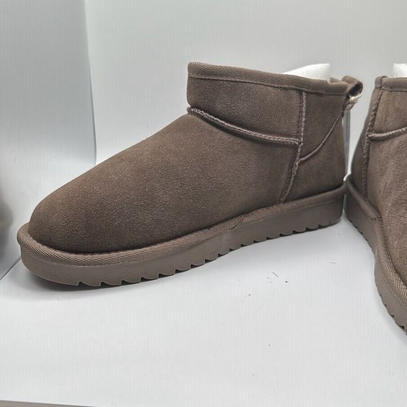 CUSHIONAIRE Women's pull on boot 10 TAUPE - Picture 7 of 7